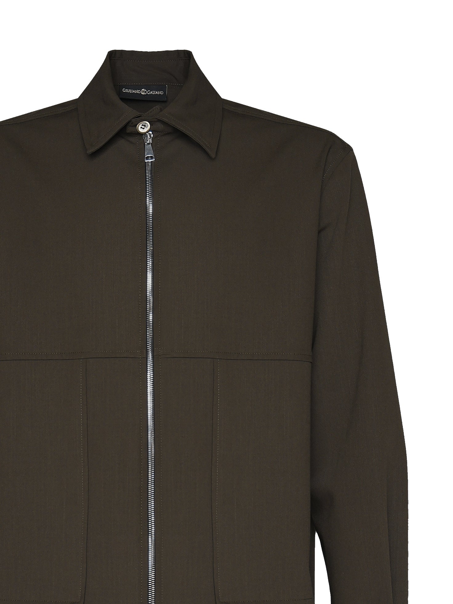 Magic Shirt With Zip | Green