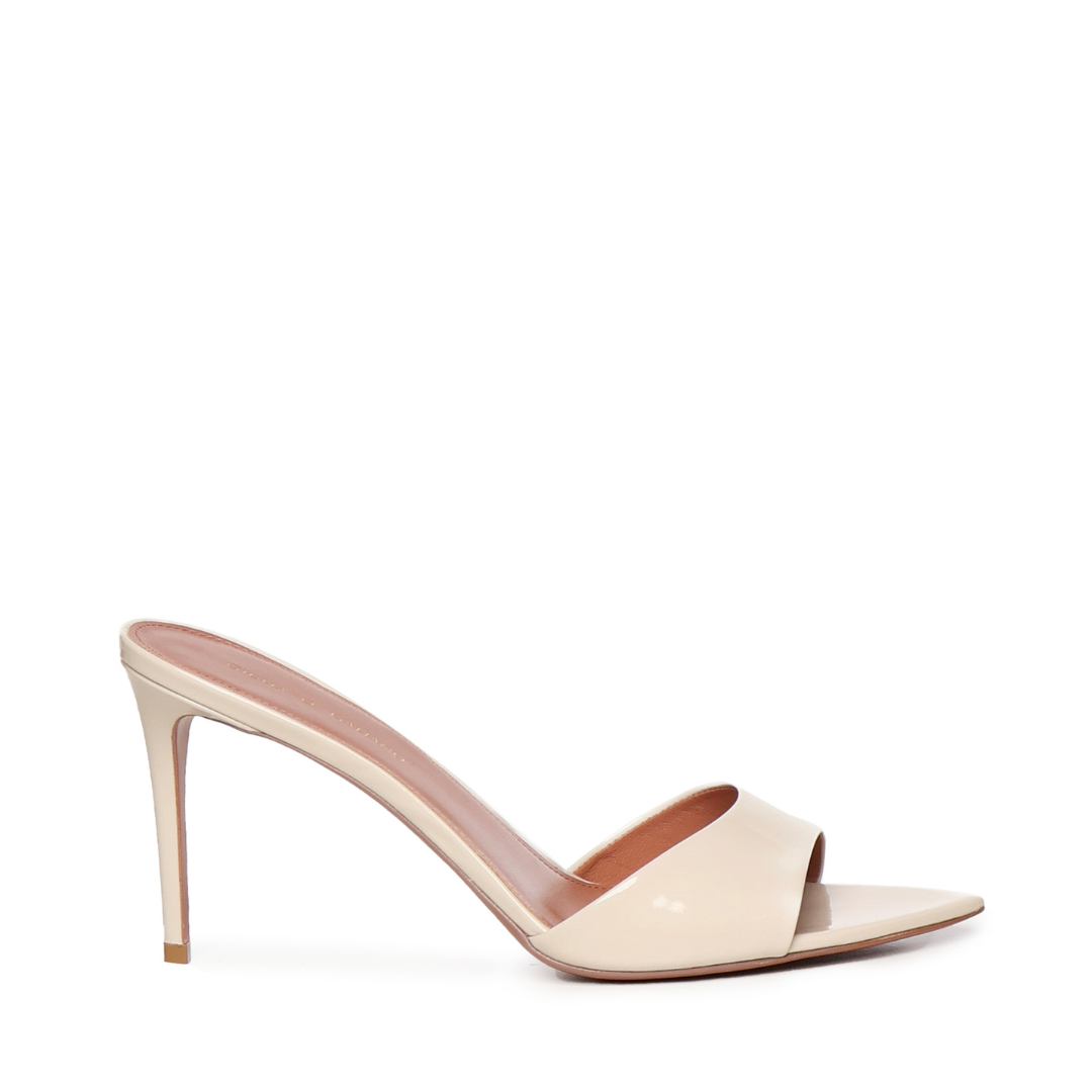 Pantoletten Sandra | Pelle | Bianco