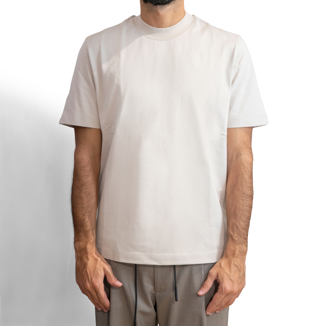 T-Shirt Beige | Cotton Premium