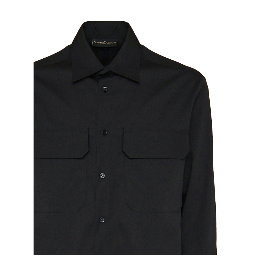 Magic Shirt With Zip | Black
