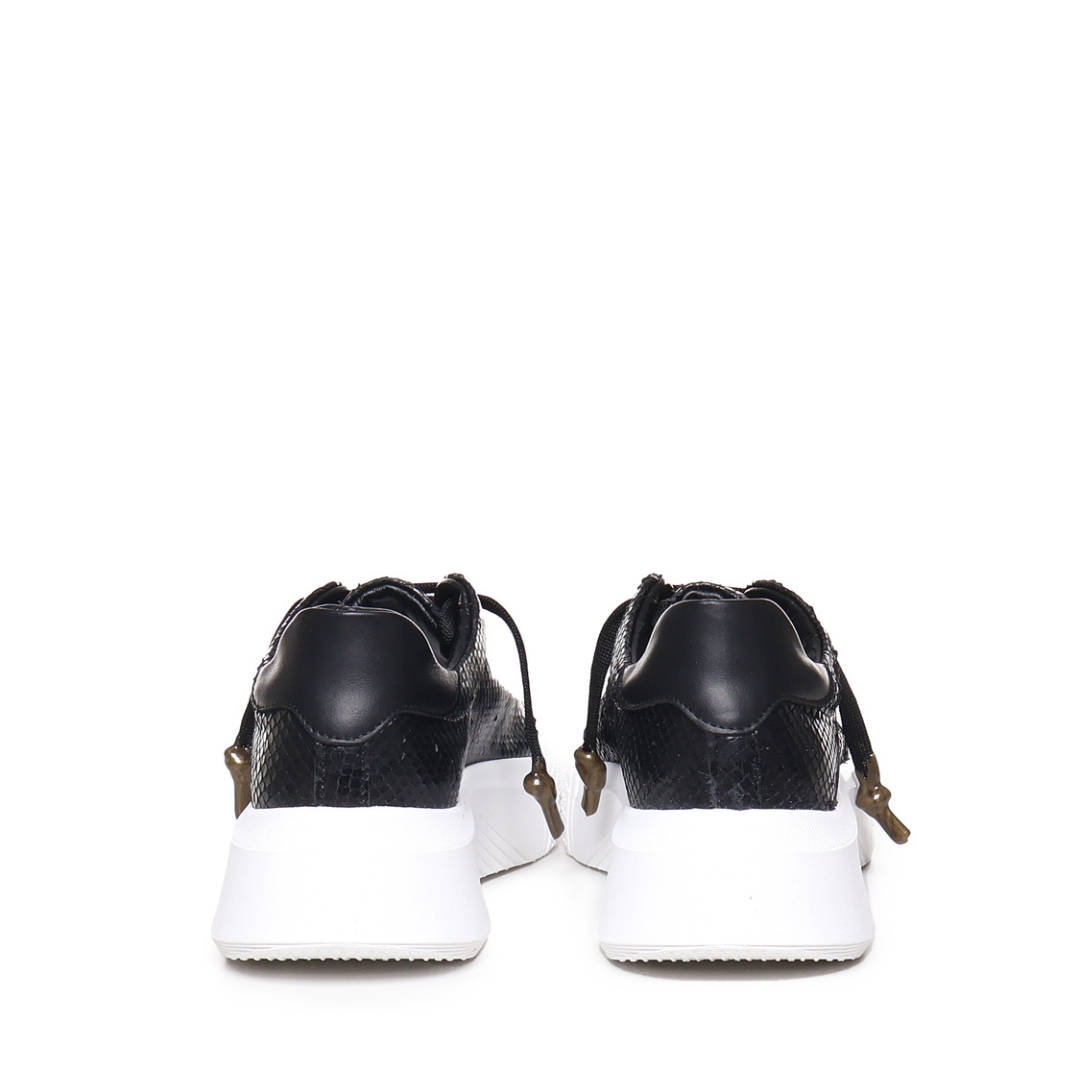 Nemesis | Black python leather