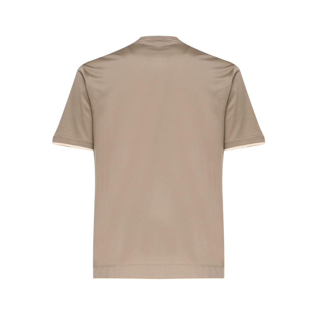 T-Shirt Beige | Cotton