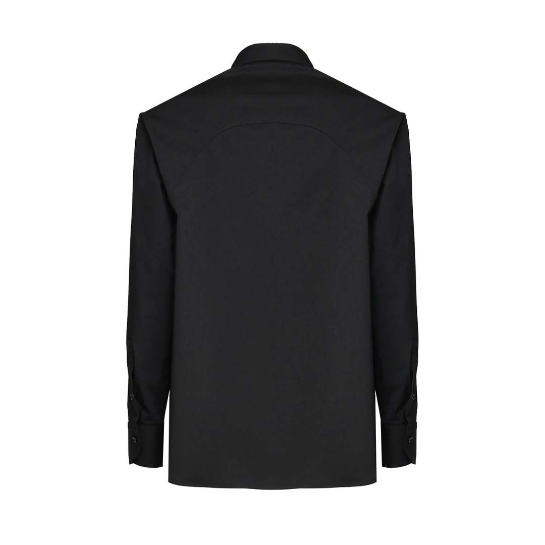Magic Shirt With Zip | Black