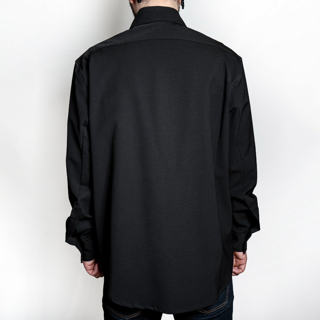 Magic Shirt With Zip | Black