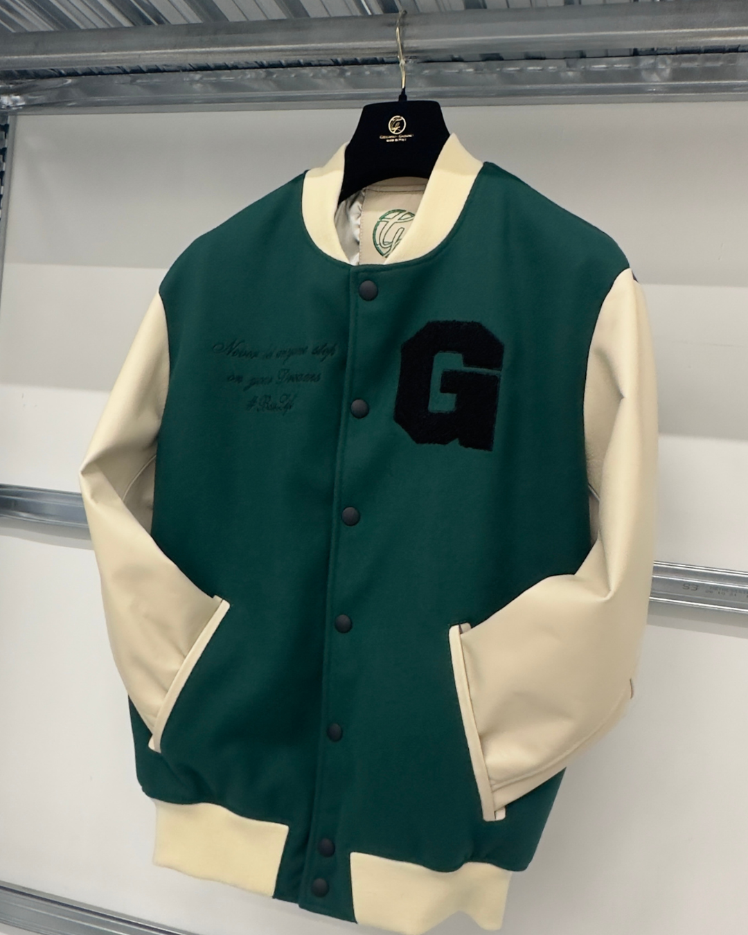 #Bosslife Varsity Jacket | Green