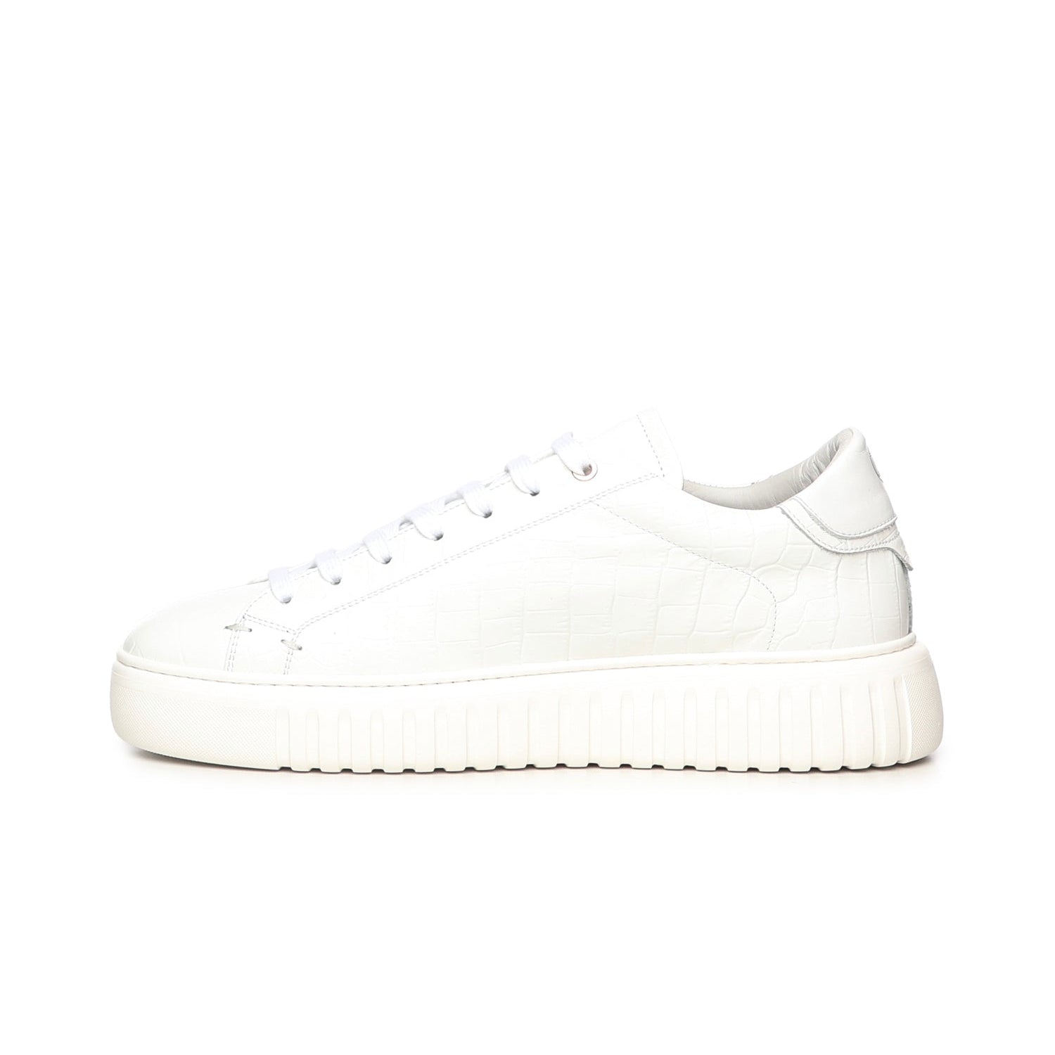 Mars | Crock Leather | White