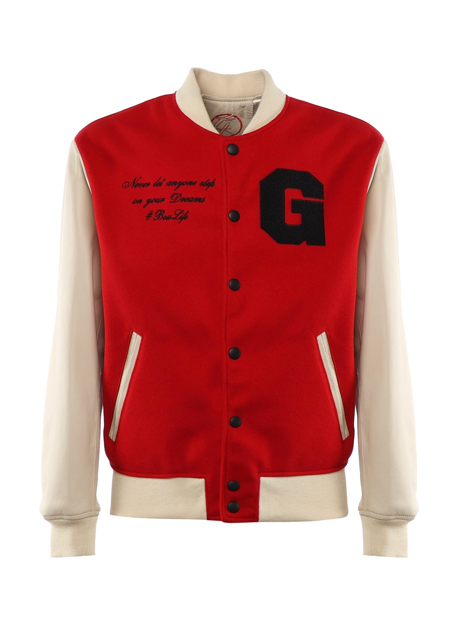 #Bosslife Varsity Jacket | Red