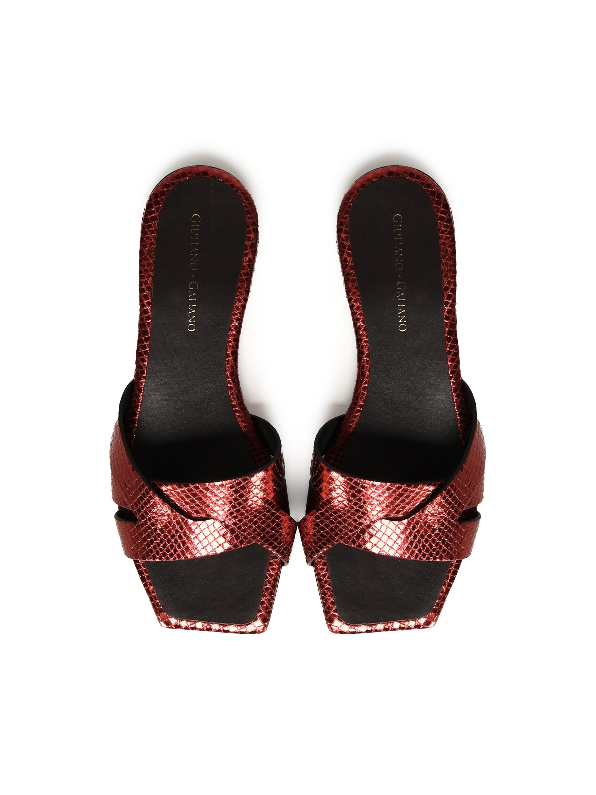 Miryam Flat Sandals | Bordeaux