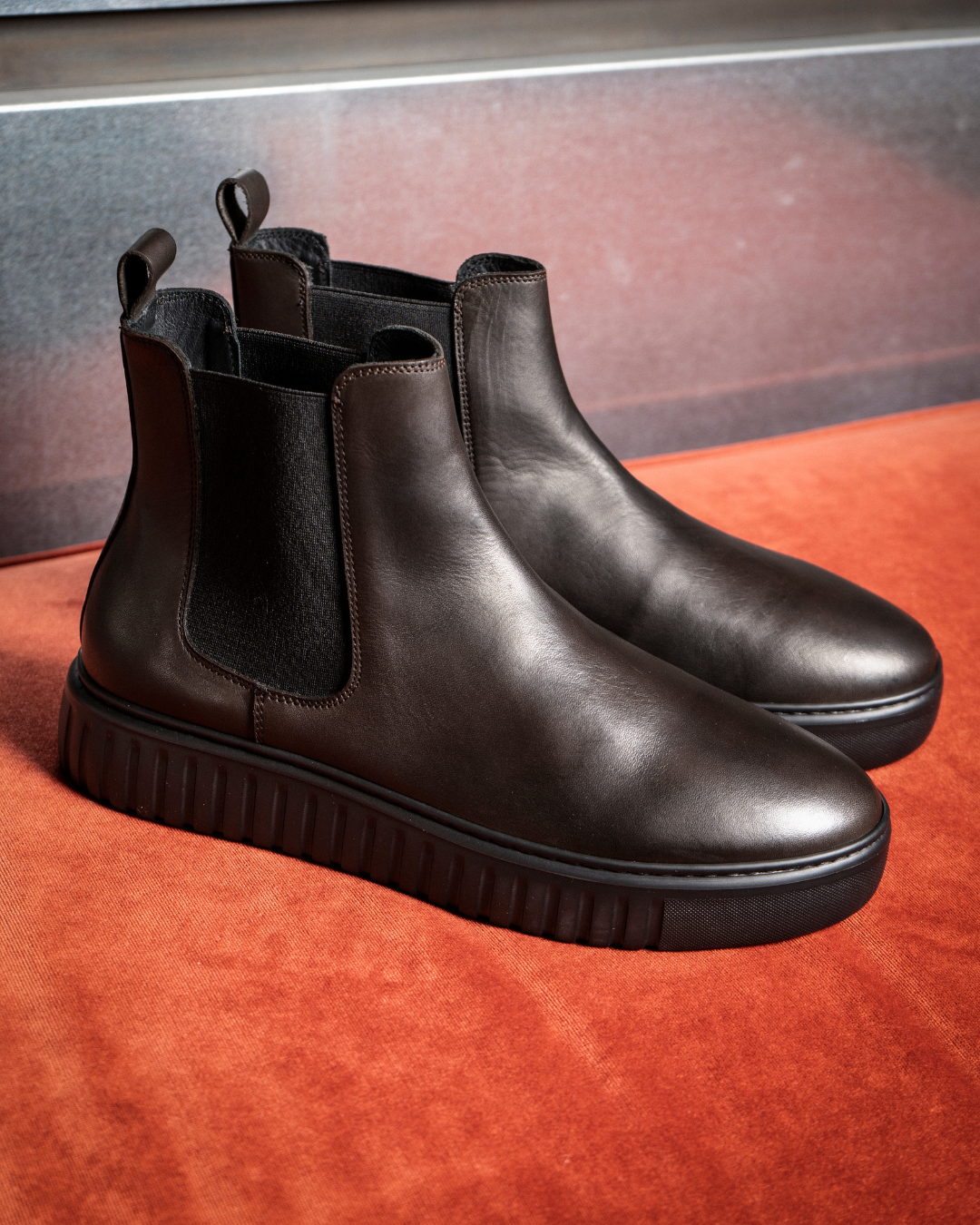 Metis Leather Boots | Dark Brown