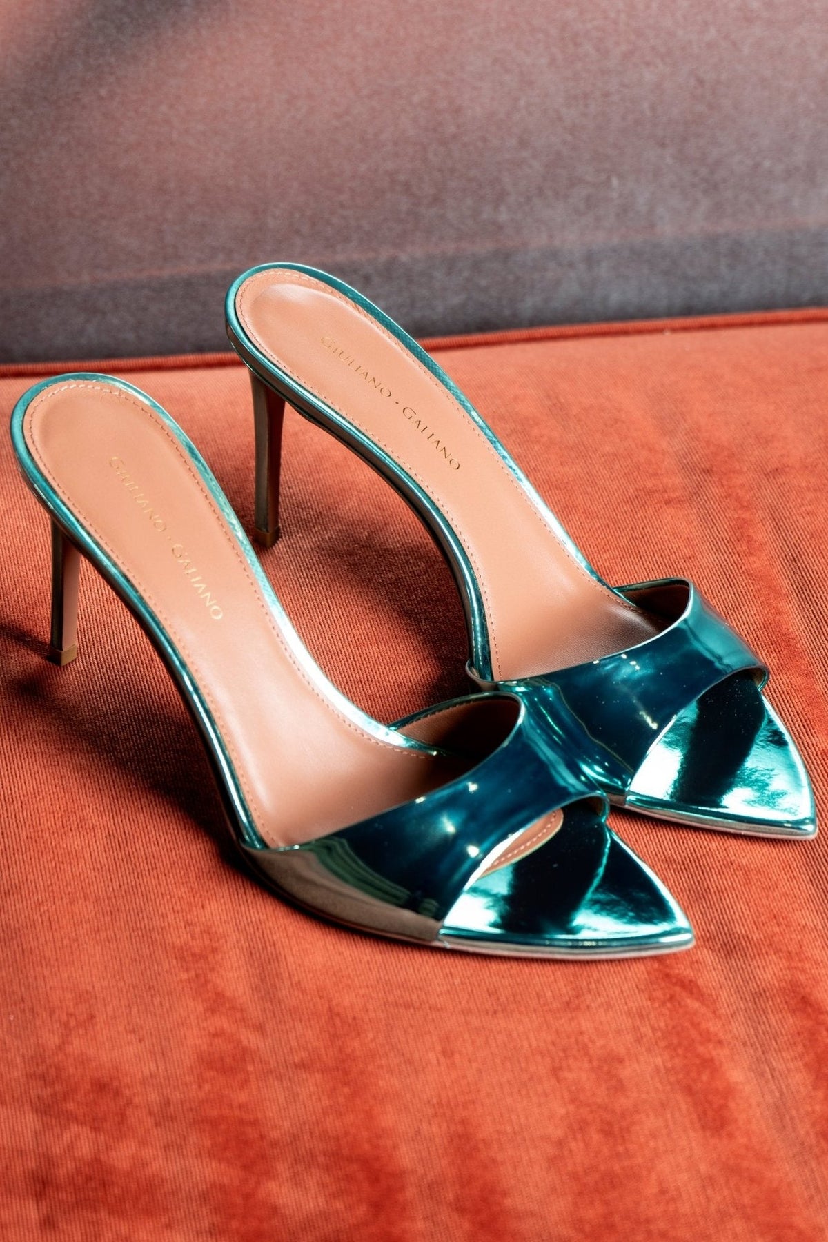 Alixia Sandal | Pelle | Green - Giuliano Galiano | Handcrafted Luxury Sneakers Made In Italy