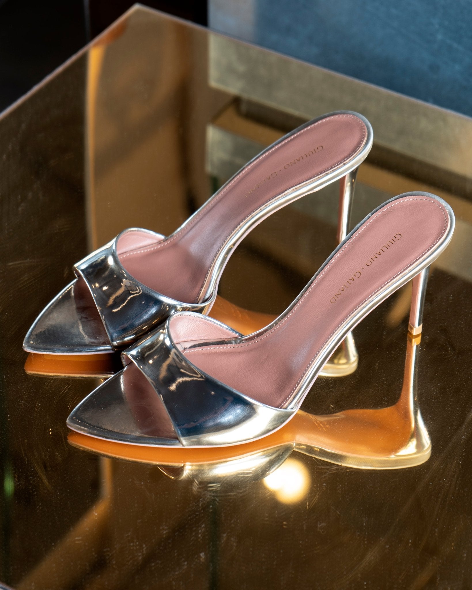 Alixia Sandal | Pelle | Platinum - Giuliano Galiano | Handcrafted Luxury Sneakers Made In Italy