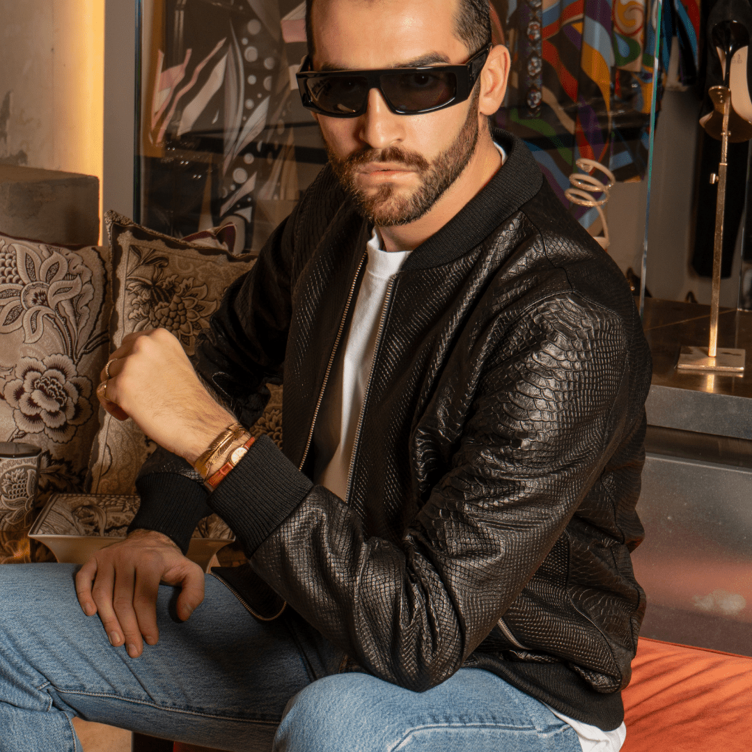 Bomber Python - Giuliano Galiano | Handcrafted Luxury Sneakers Made In Italy