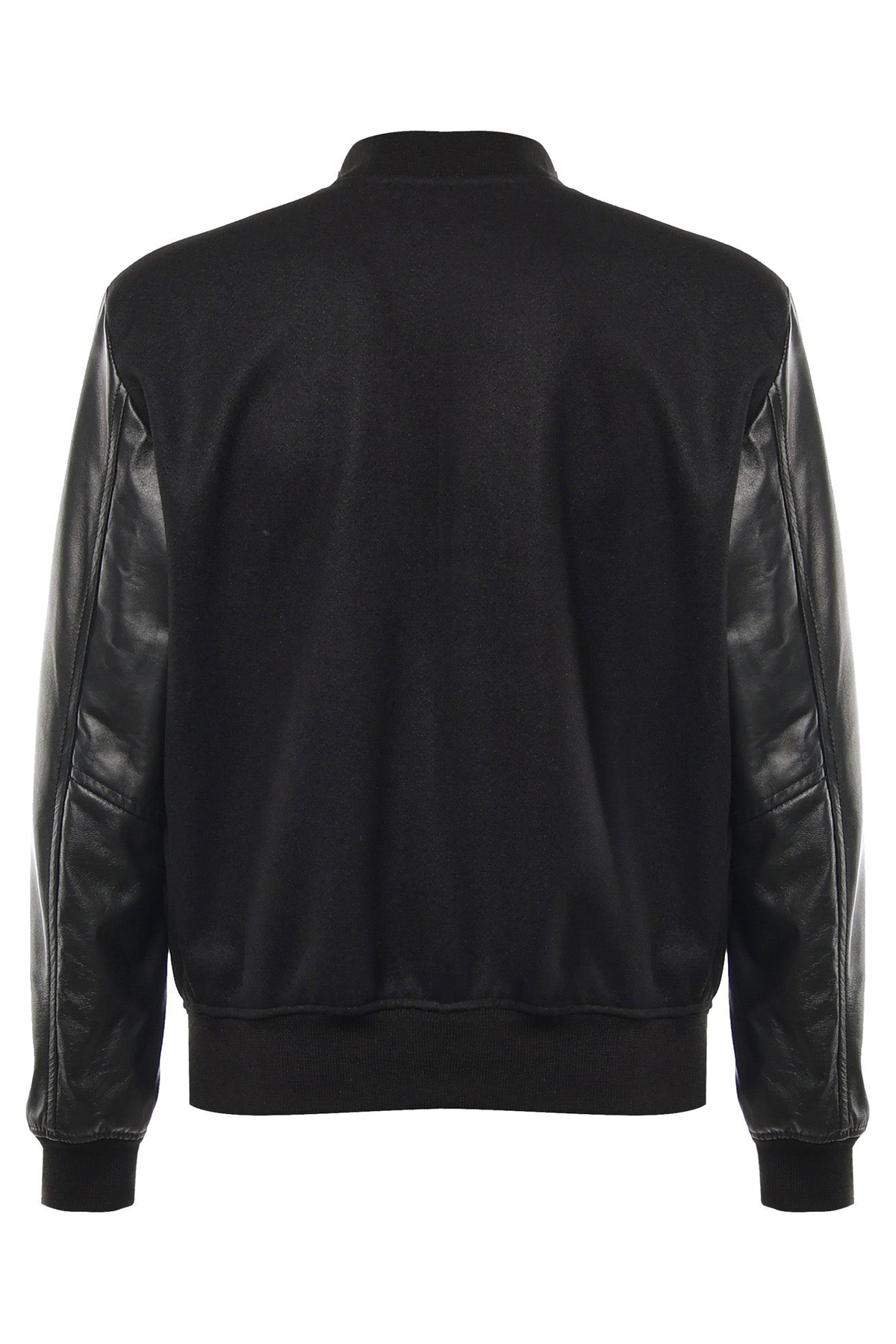 Bosslife Varsity Jacket | Black - Giuliano Galiano | Handcrafted Luxury Sneakers Made In Italy
