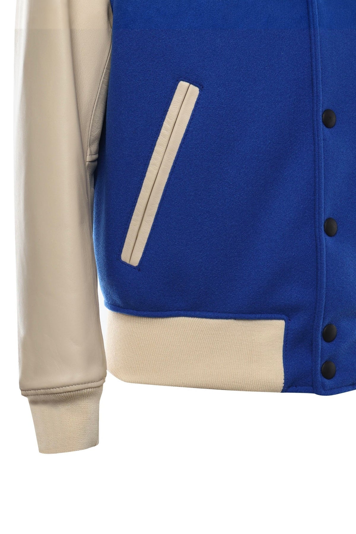Bosslife Varsity Jacket | Blue - Giuliano Galiano | Handcrafted Luxury Sneakers Made In Italy