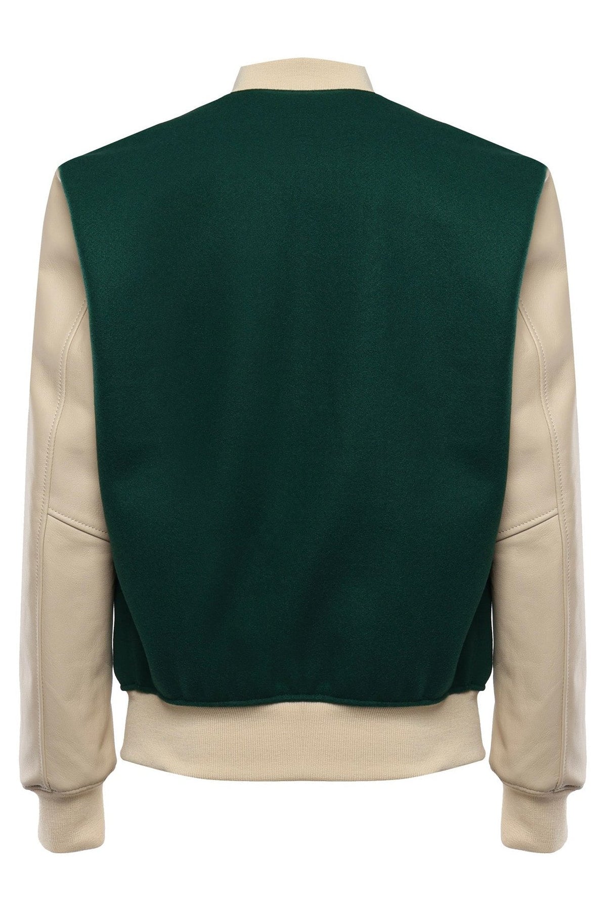 Bosslife Varsity Jacket | Green - Giuliano Galiano | Handcrafted Luxury Sneakers Made In Italy