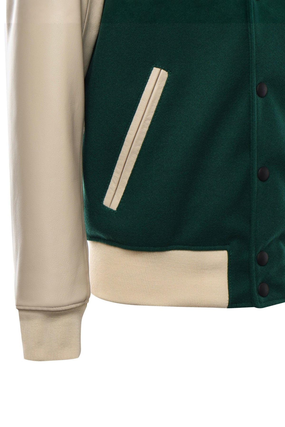 Bosslife Varsity Jacket | Green - Giuliano Galiano | Handcrafted Luxury Sneakers Made In Italy