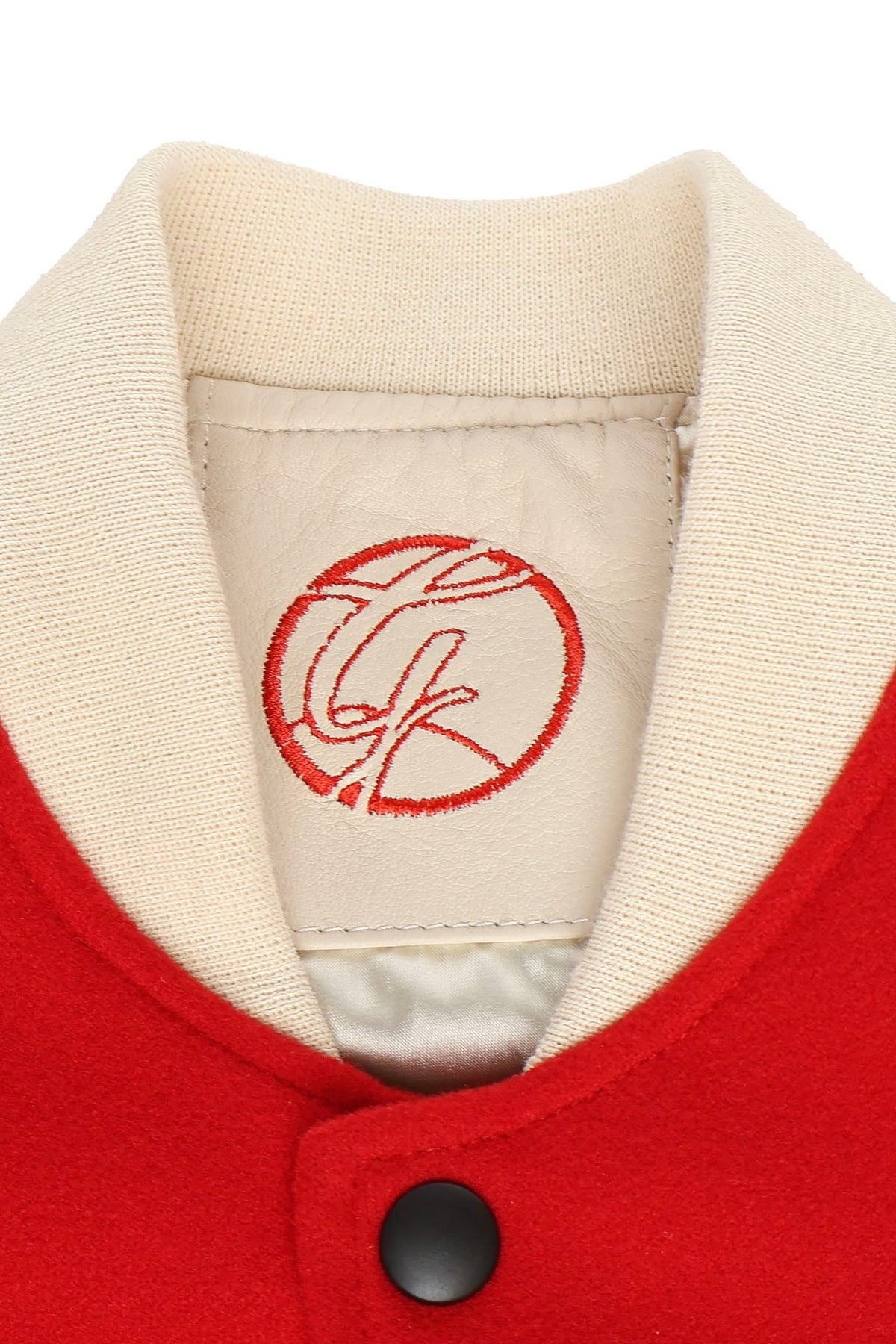 Bosslife Varsity Jacket | Red - Giuliano Galiano | Handcrafted Luxury Sneakers Made In Italy