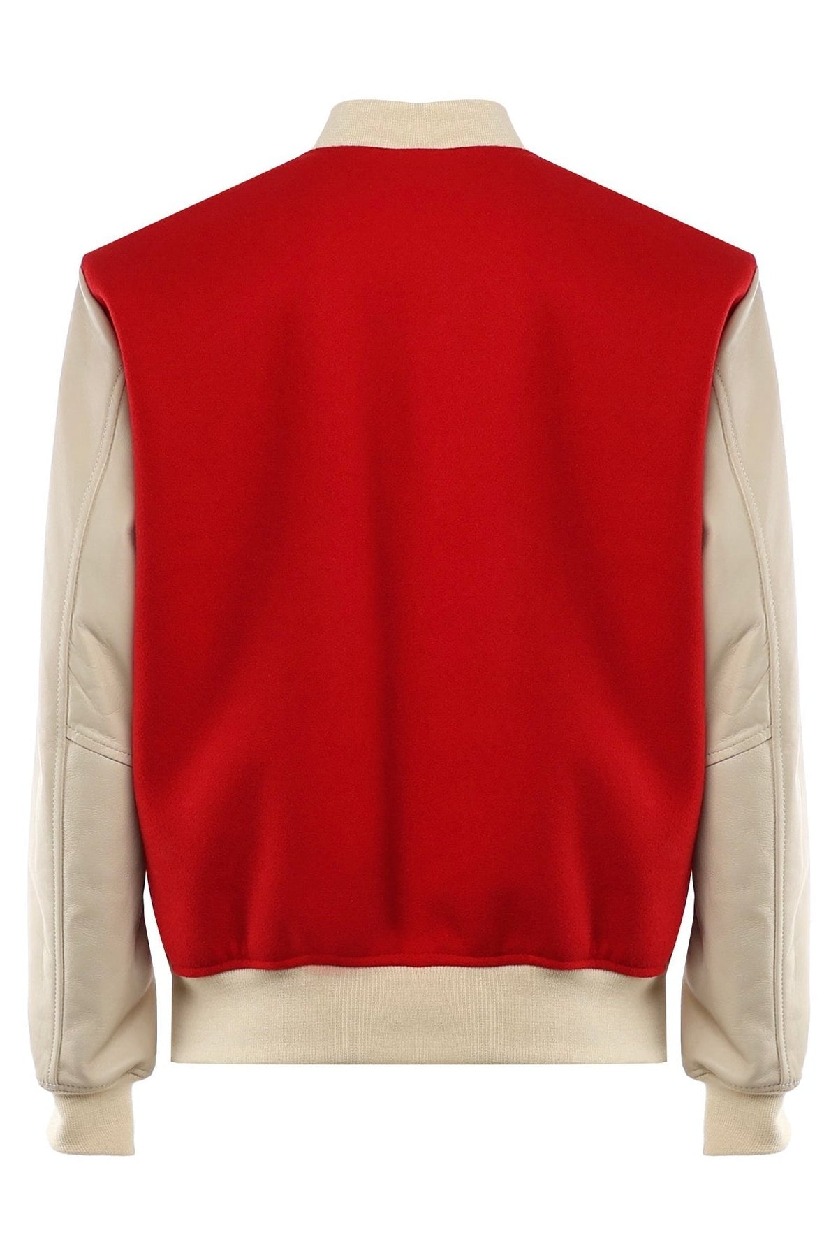 Bosslife Varsity Jacket | Red - Giuliano Galiano | Handcrafted Luxury Sneakers Made In Italy