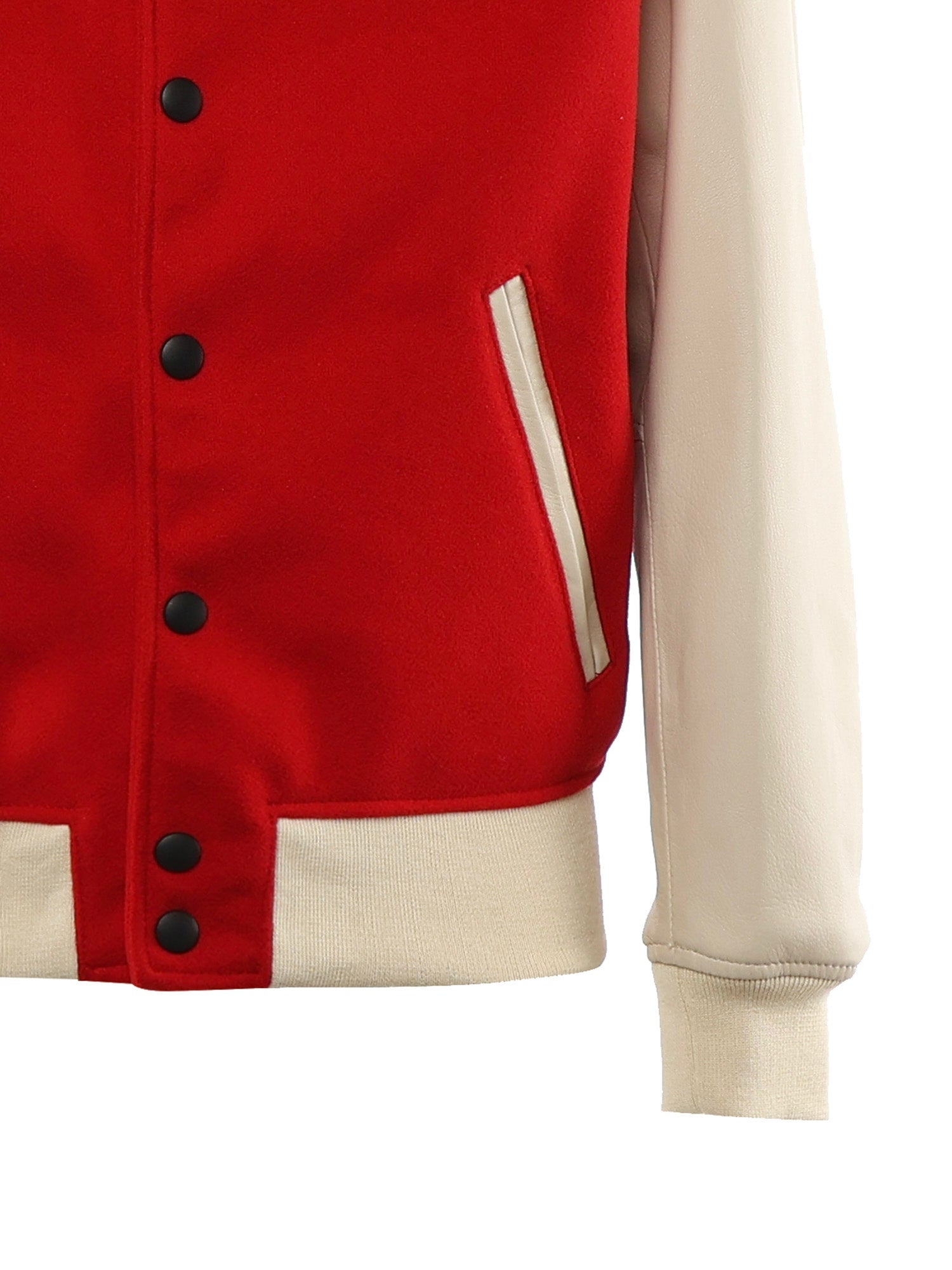 Bosslife Varsity Jacket | Red - Giuliano Galiano | Handcrafted Luxury Sneakers Made In Italy