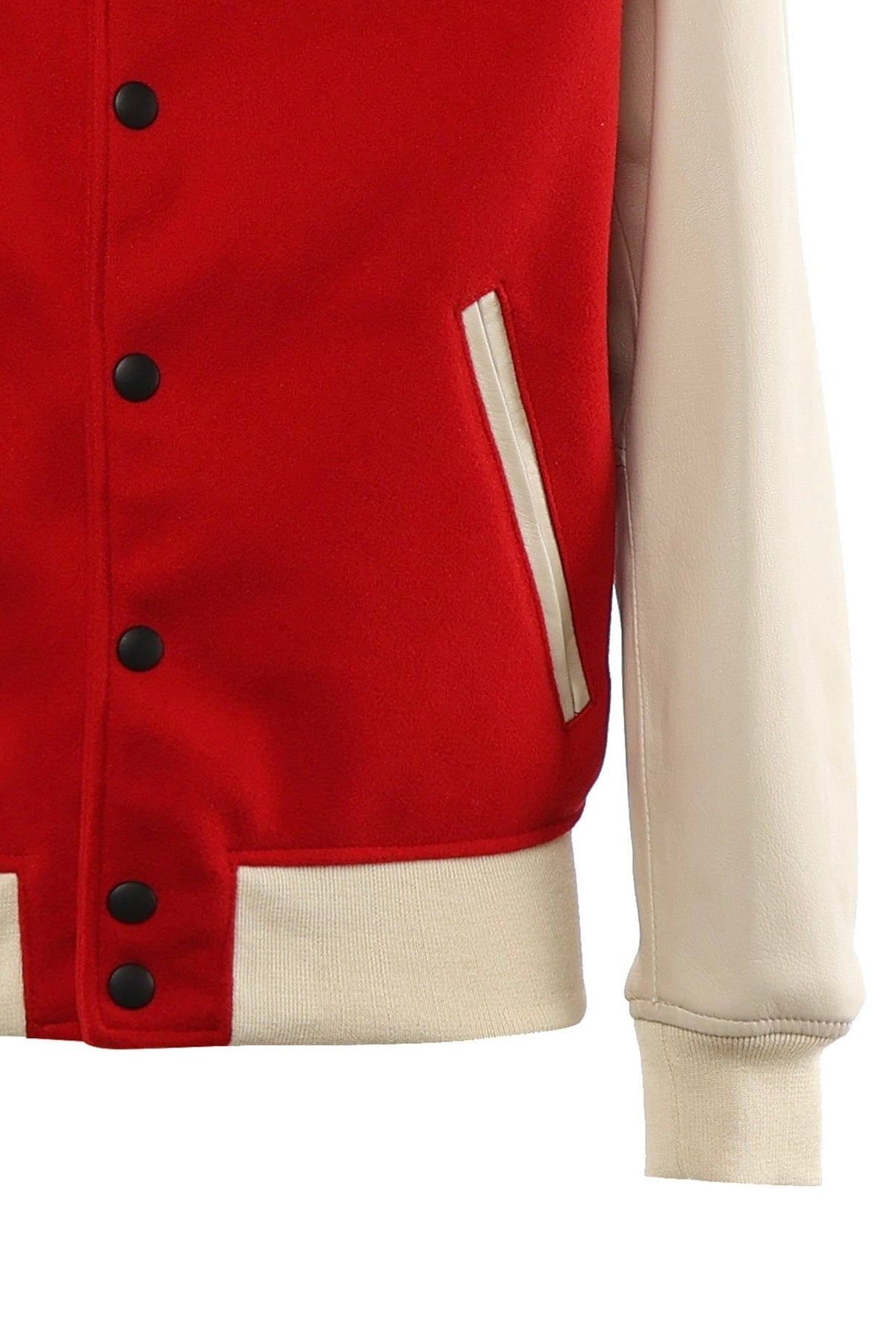Bosslife Varsity Jacket | Red - Giuliano Galiano | Handcrafted Luxury Sneakers Made In Italy