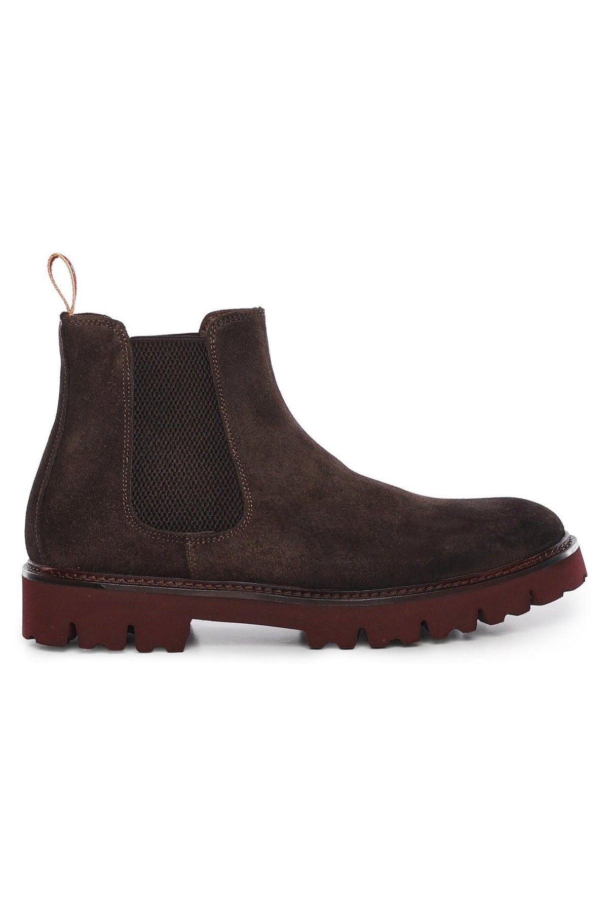 Chelsea Sergio Ankle Boots | Dark Brown | In Suede - Giuliano Galiano | Handcrafted Luxury Sneakers Made In Italy