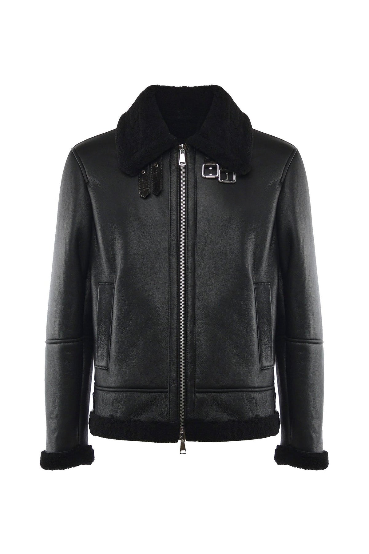 Chicago Shearling Jacket - Giuliano Galiano | Handcrafted Luxury Sneakers Made In Italy