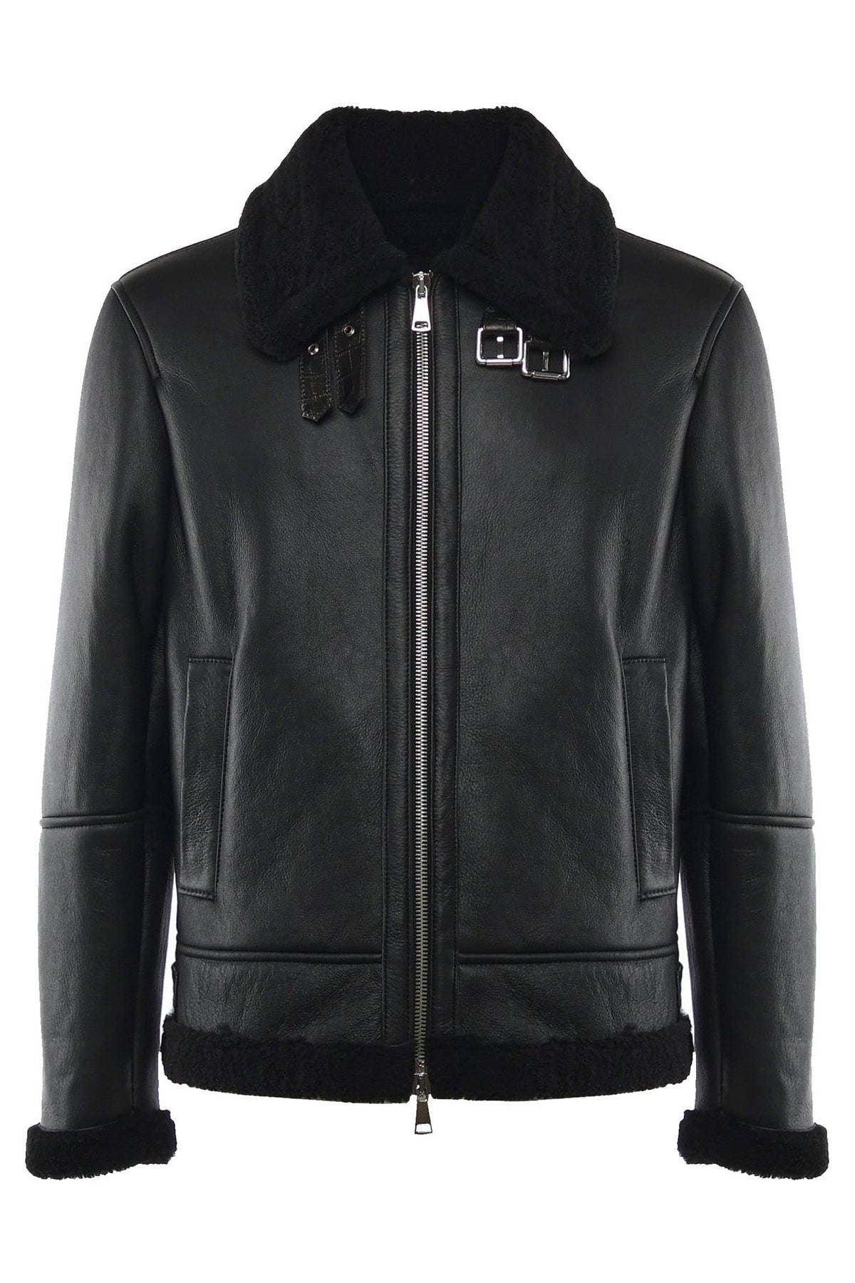 Chicago Shearling Jacket - Giuliano Galiano | Handcrafted Luxury Sneakers Made In Italy