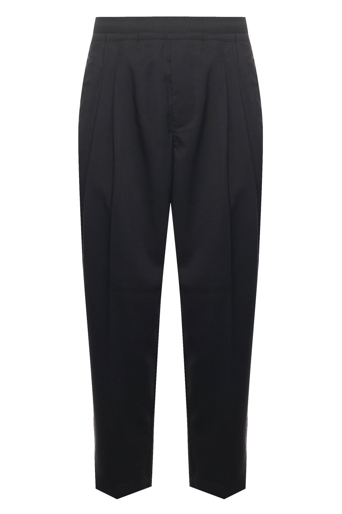 Cool wool trousers | Black - Giuliano Galiano | Handcrafted Luxury Sneakers Made In Italy