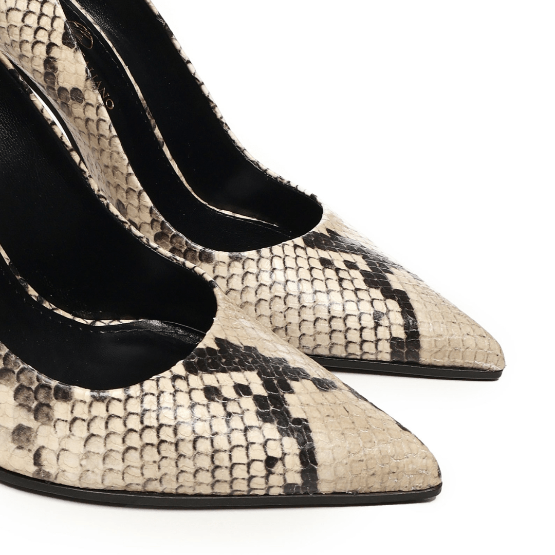 Décolleté Amanda | Pelle Stampa Pitone - Giuliano Galiano | Handcrafted Luxury Sneakers Made In Italy
