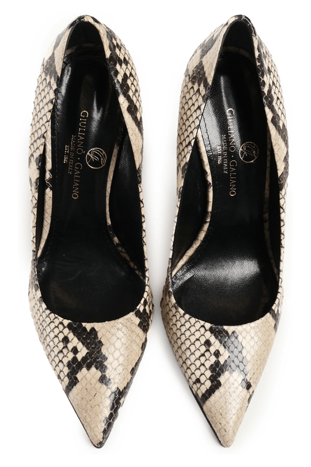 Décolleté Amanda | Pelle Stampa Pitone - Giuliano Galiano | Handcrafted Luxury Sneakers Made In Italy