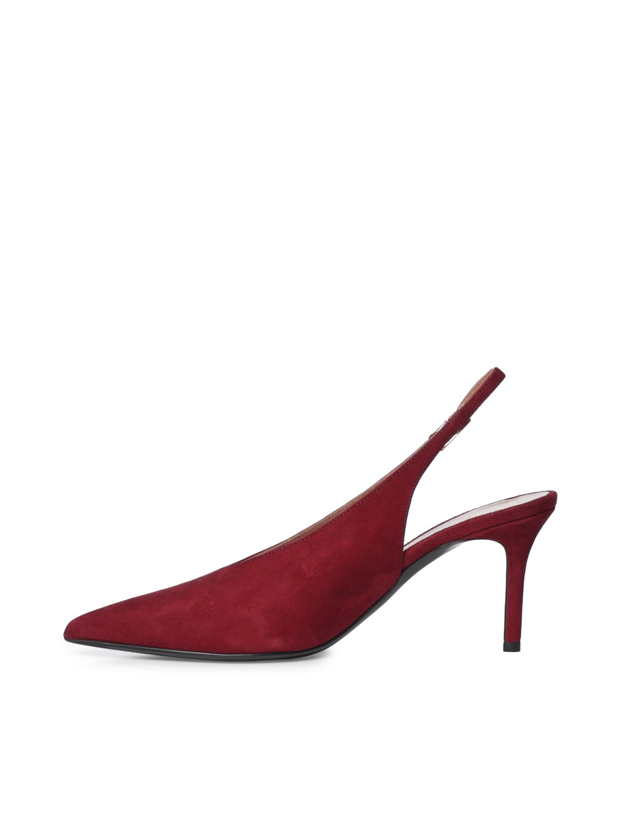 Décolleté | Slingback Bordeaux | Tara in camoscio - Giuliano Galiano | Handcrafted Luxury Sneakers Made In Italy