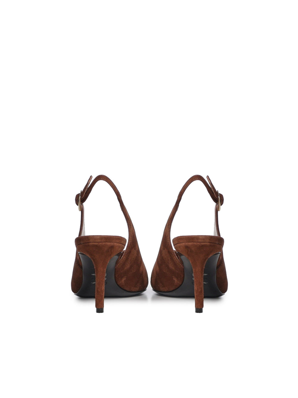 Décolleté | Slingback Brown | Tara in camoscio - Giuliano Galiano | Handcrafted Luxury Sneakers Made In Italy