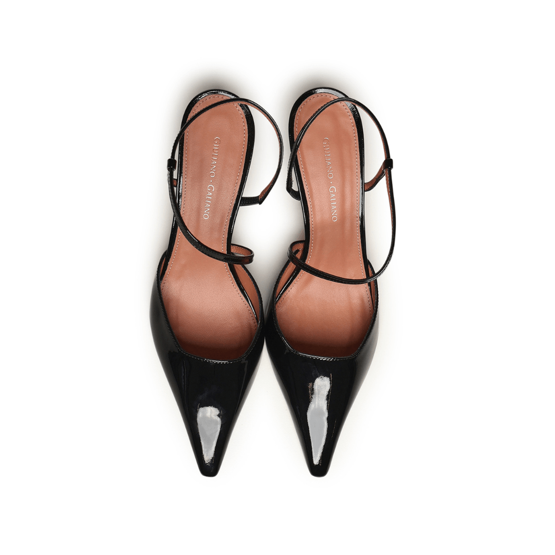 Demi Sandal | Pelle | Black - Giuliano Galiano | Handcrafted Luxury Sneakers Made In Italy