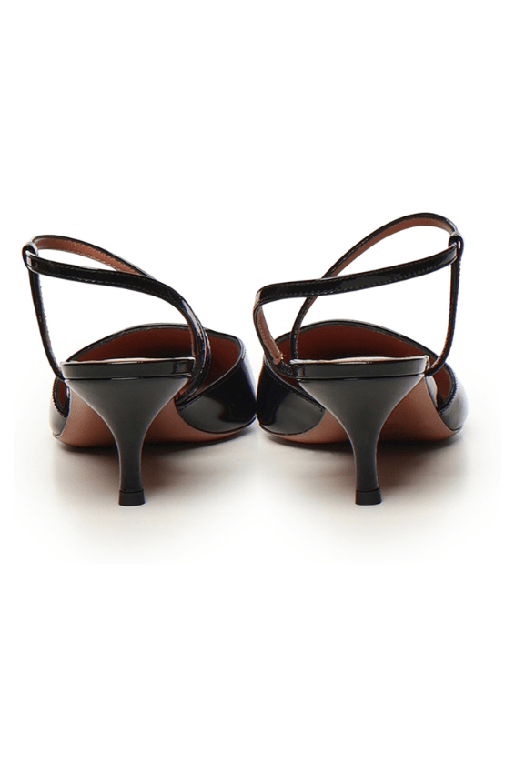 Demi Sandal | Pelle | Black - Giuliano Galiano | Handcrafted Luxury Sneakers Made In Italy