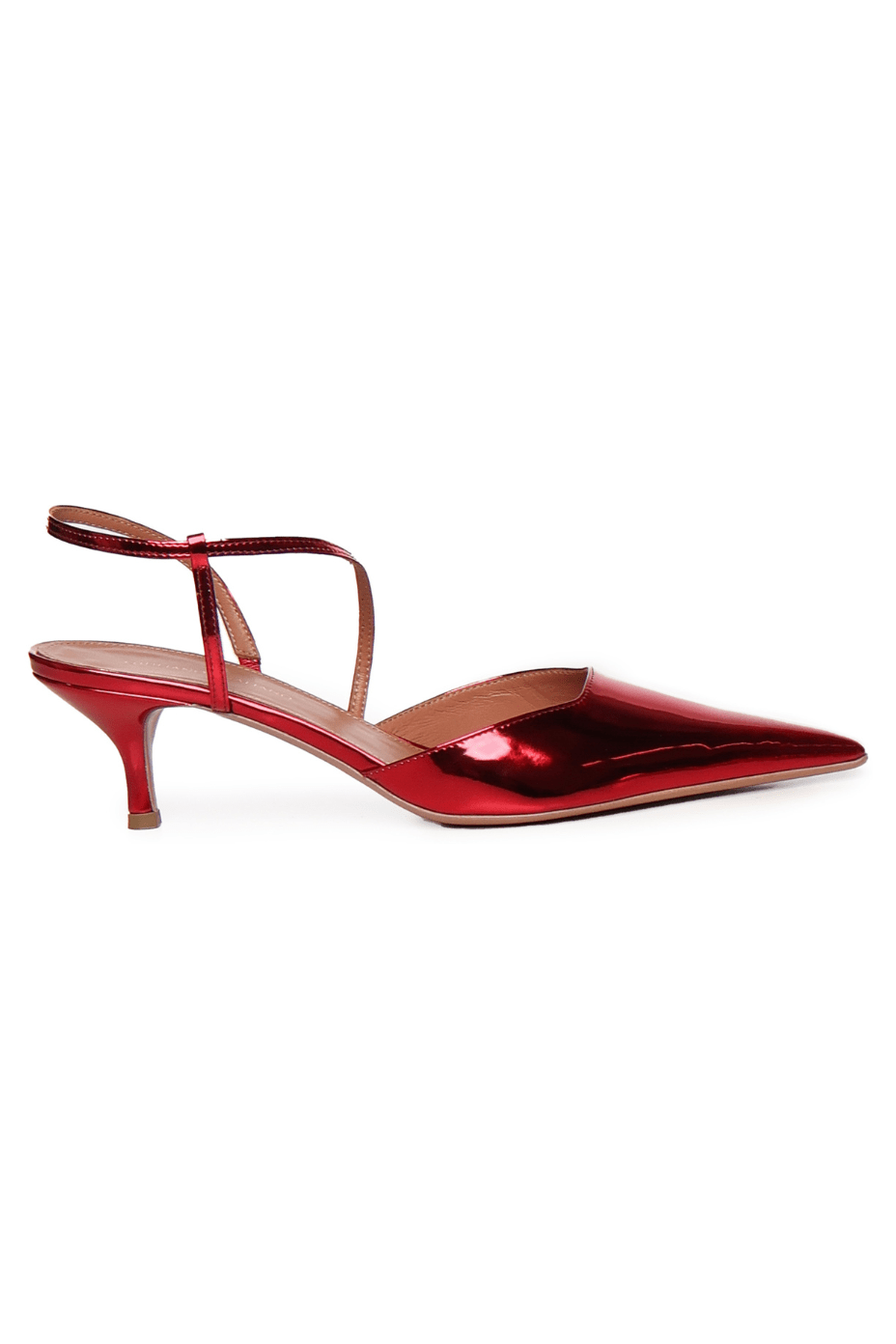 Demi Sandal | Pelle | Cherry - Giuliano Galiano | Handcrafted Luxury Sneakers Made In Italy