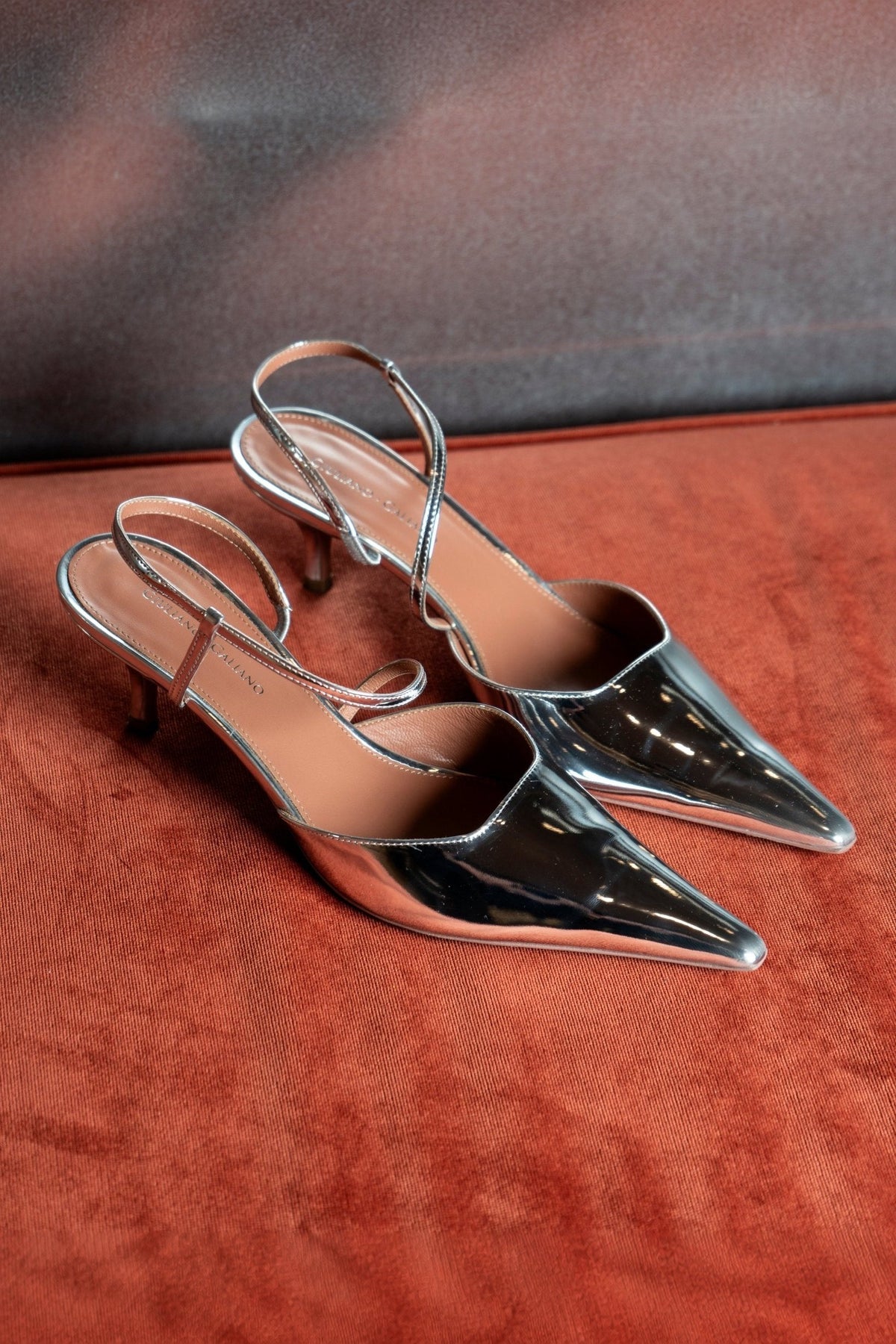 Demi Sandal | Pelle | Silver - Giuliano Galiano | Handcrafted Luxury Sneakers Made In Italy