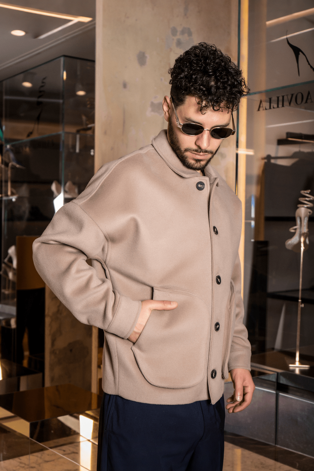 Dire wool jacket - Giuliano Galiano | Handcrafted Luxury Sneakers Made In Italy