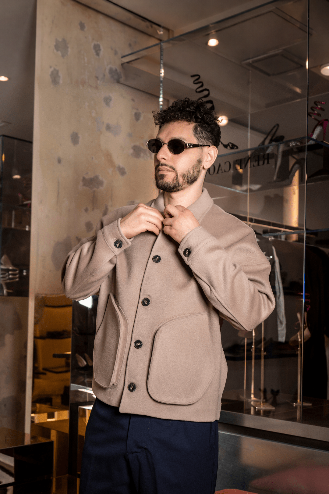 Dire wool jacket - Giuliano Galiano | Handcrafted Luxury Sneakers Made In Italy