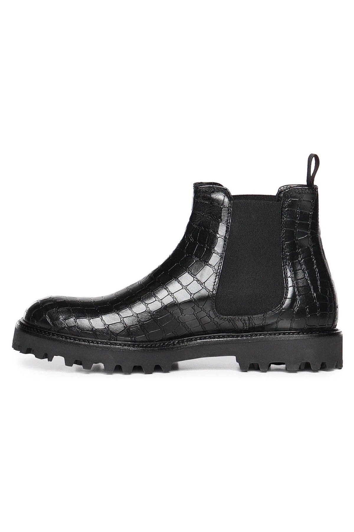 Don leather ankle boots| Black - Giuliano Galiano | Handcrafted Luxury Sneakers Made In Italy