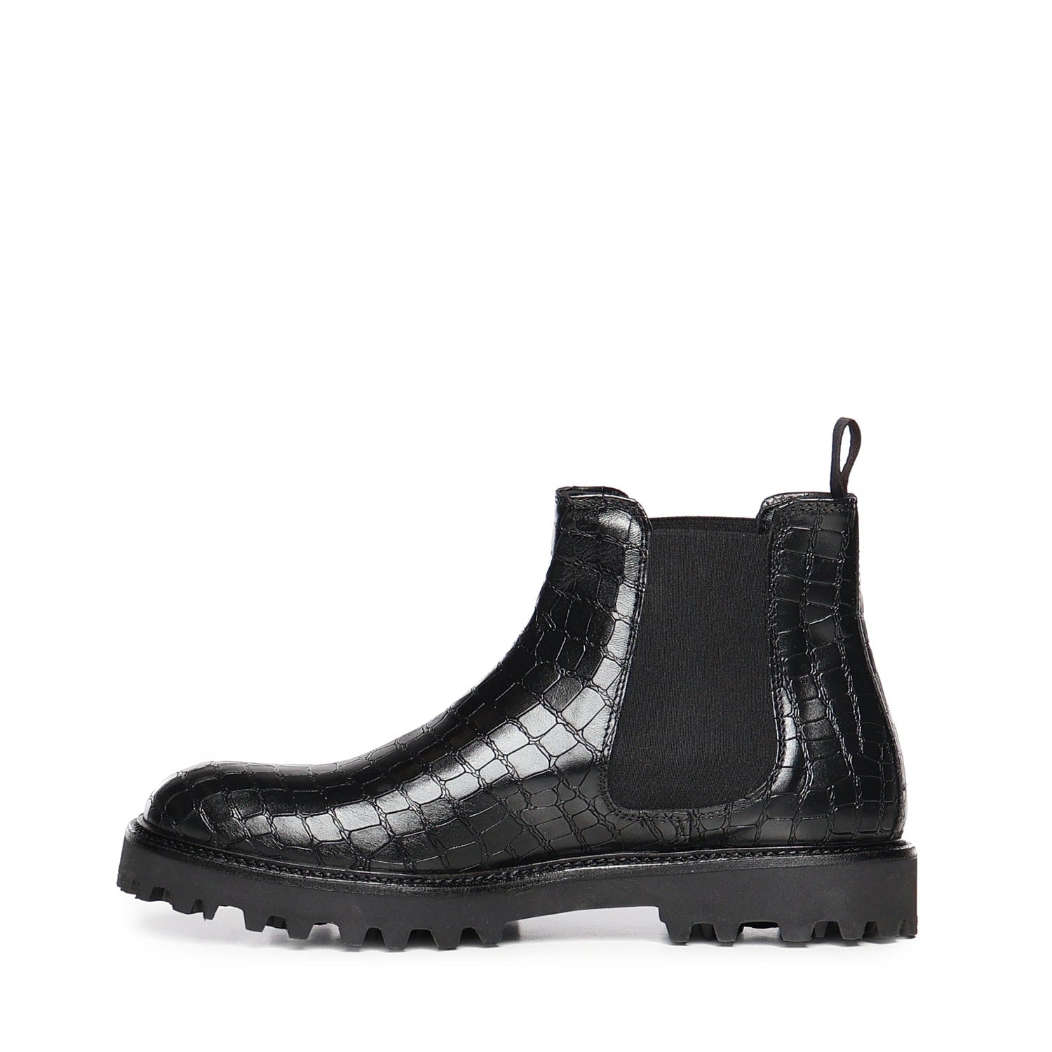 Don leather ankle boots| Black - Giuliano Galiano | Handcrafted Luxury Sneakers Made In Italy