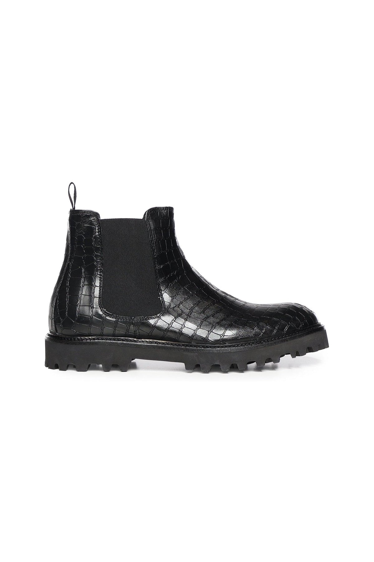 Don leather ankle boots| Black - Giuliano Galiano | Handcrafted Luxury Sneakers Made In Italy