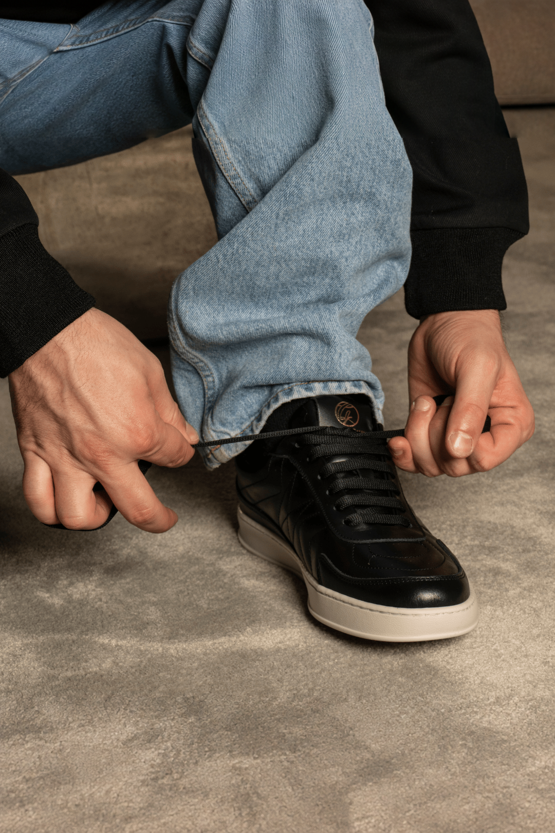 Dynasty | Black - Giuliano Galiano | Handcrafted Luxury Sneakers Made In Italy