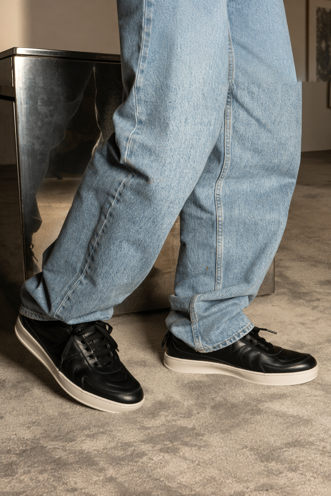 Dynasty | Black - Giuliano Galiano | Handcrafted Luxury Sneakers Made In Italy