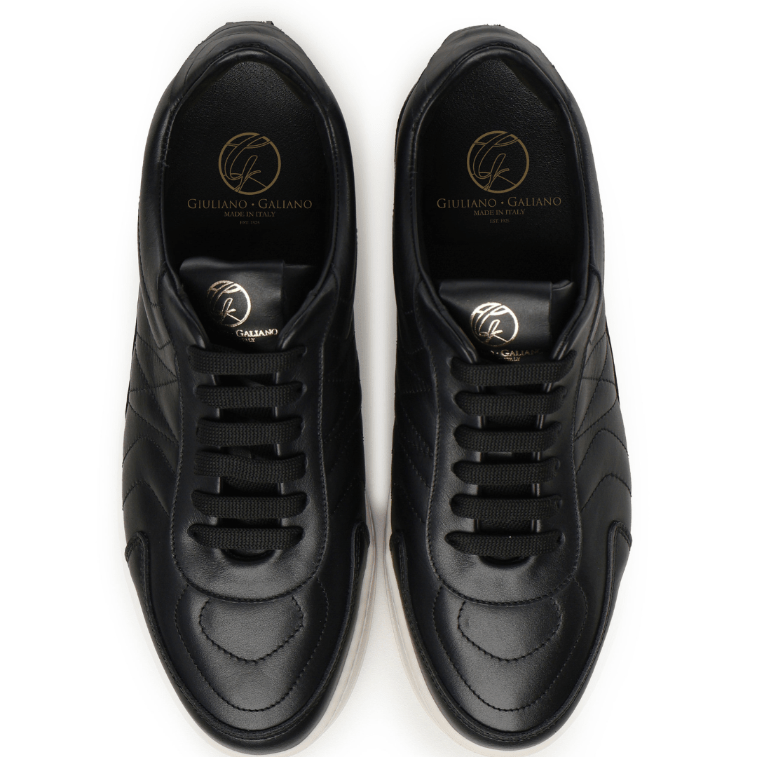 Dynasty | Black - Giuliano Galiano | Handcrafted Luxury Sneakers Made In Italy