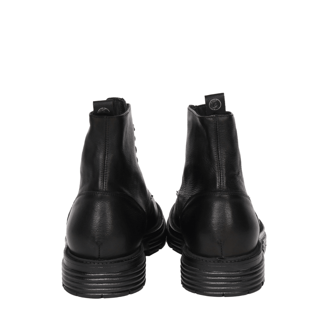 Dynasty Bufalo | Black | In leather - Giuliano Galiano | Handcrafted Luxury Sneakers Made In Italy