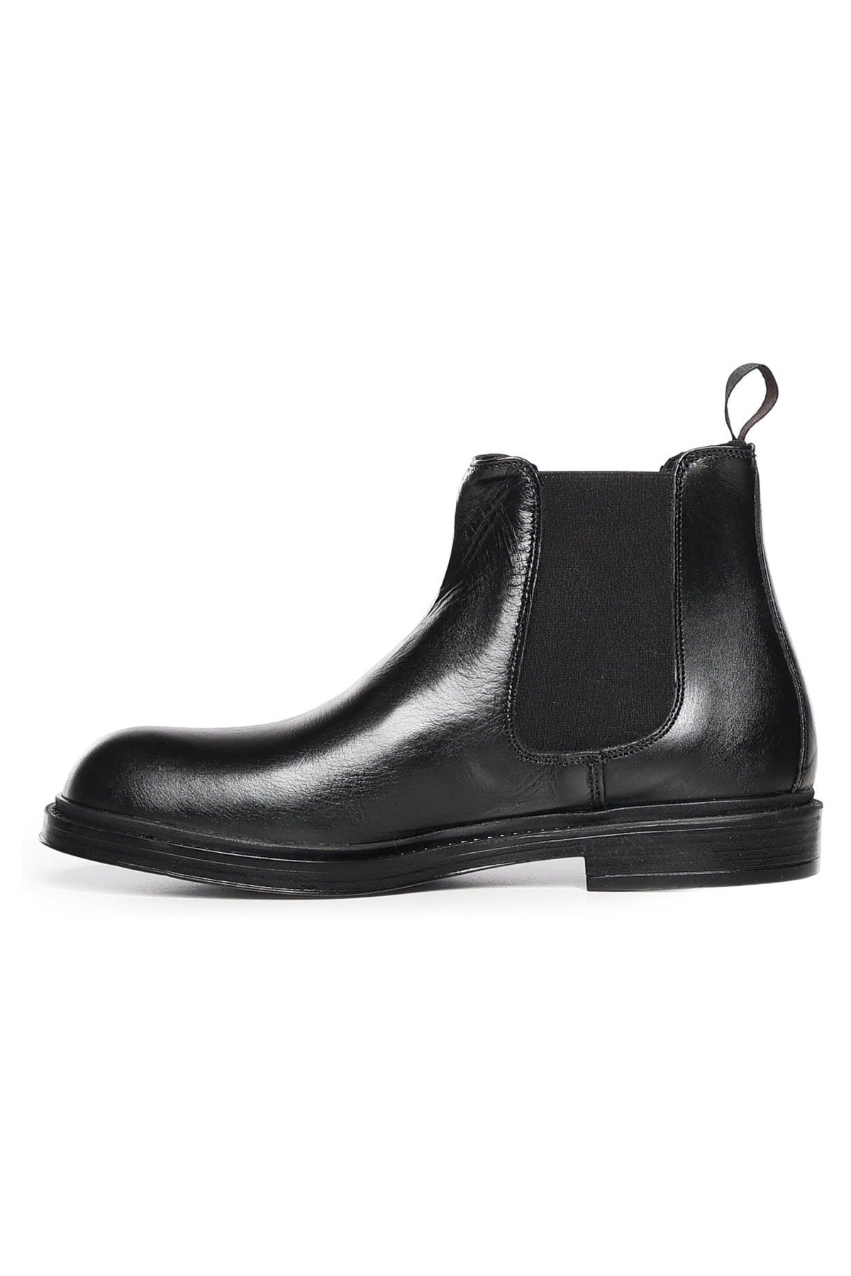 Elite leather ankle boots / Black - Giuliano Galiano | Handcrafted Luxury Sneakers Made In Italy