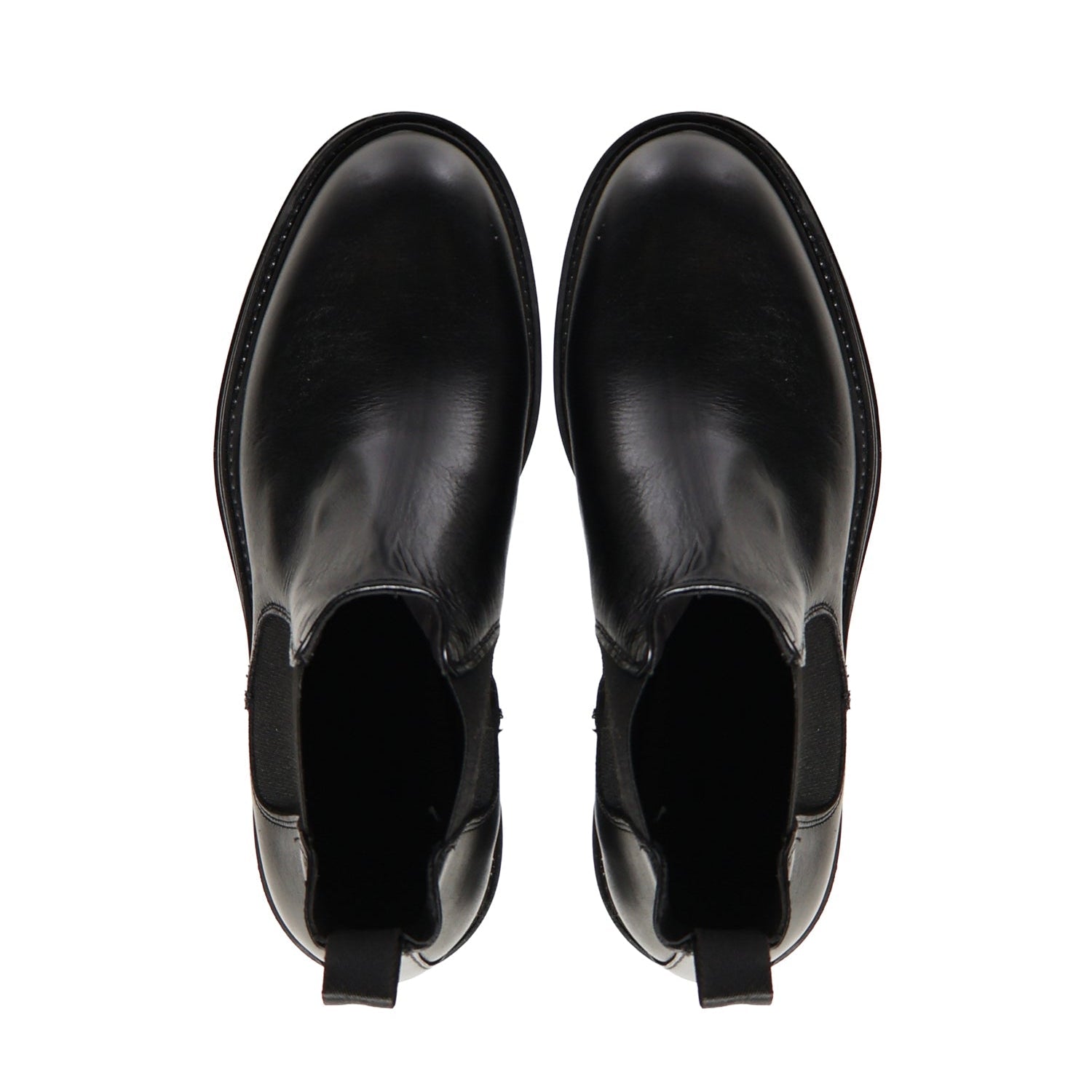 Elite leather ankle boots / Black - Giuliano Galiano | Handcrafted Luxury Sneakers Made In Italy