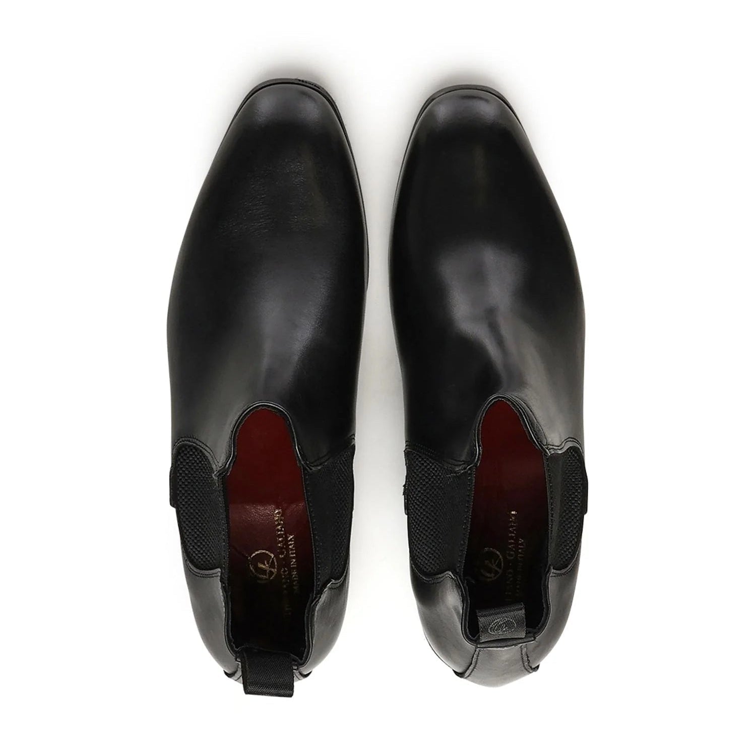 Finish Ankle Boot | Black | Leather - Giuliano Galiano | Handcrafted Luxury Sneakers Made In Italy