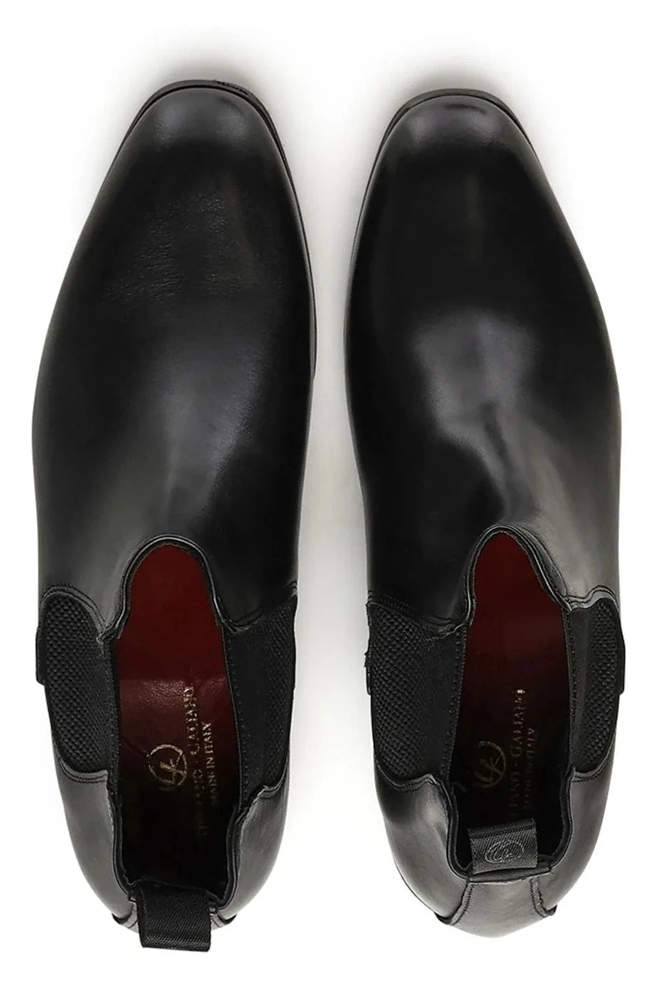 Finish Ankle Boot | Black | Leather - Giuliano Galiano | Handcrafted Luxury Sneakers Made In Italy