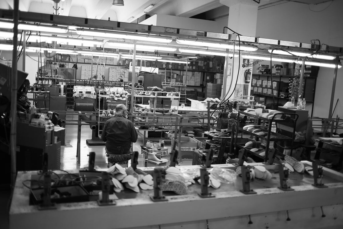 Inside the Galiano shoemaking workshop